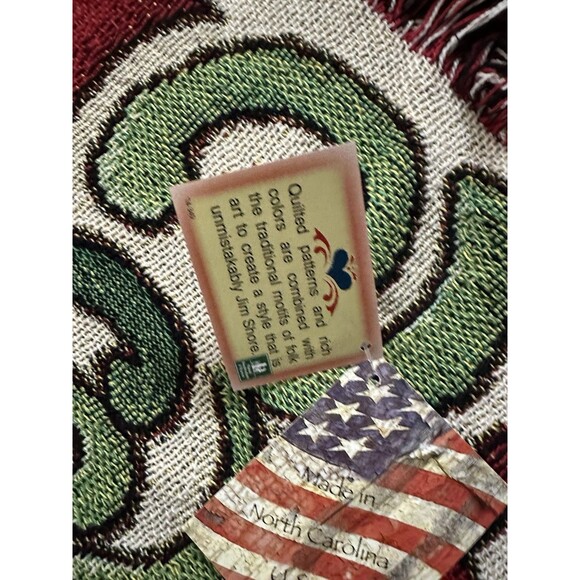 Jim Shore "May The Road Rise Up To Meet You" Throw Blanket Tapestry NWT 51x68 - Picture 5 of 7